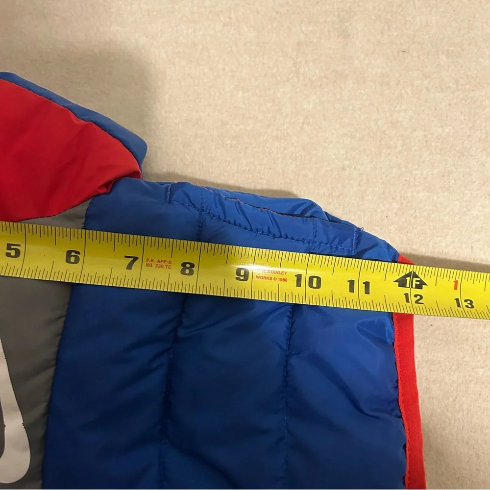 Nike Sportswear Toddler Boys Just Do It‎ Puffer Jacket Blue Red Size 2T